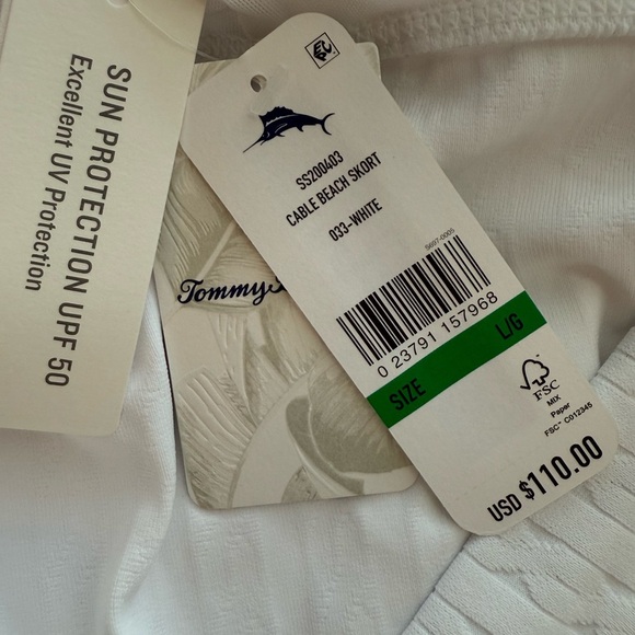 Tommy Bahama Cable Beach Skort - Picture 7 of 8